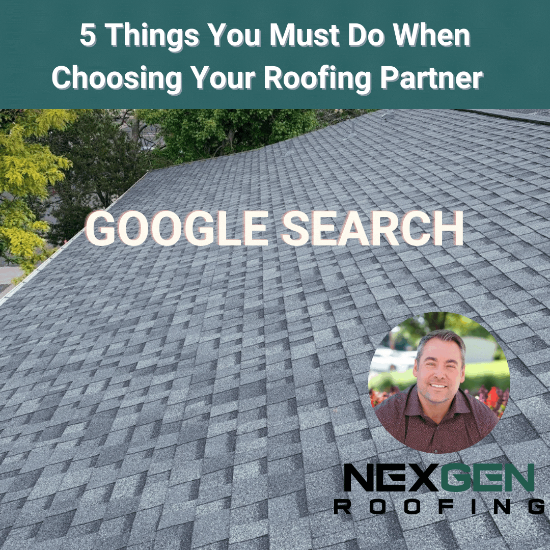 Google Search for Roofers